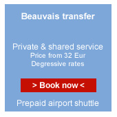 Map of airports in paris beauvais