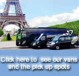Click here to see where to take our vans - For private transfer, driver will welcome you after customs